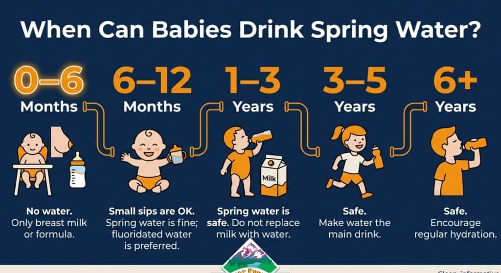 Babies Drink Spring Water Babies Drink Spring Water
