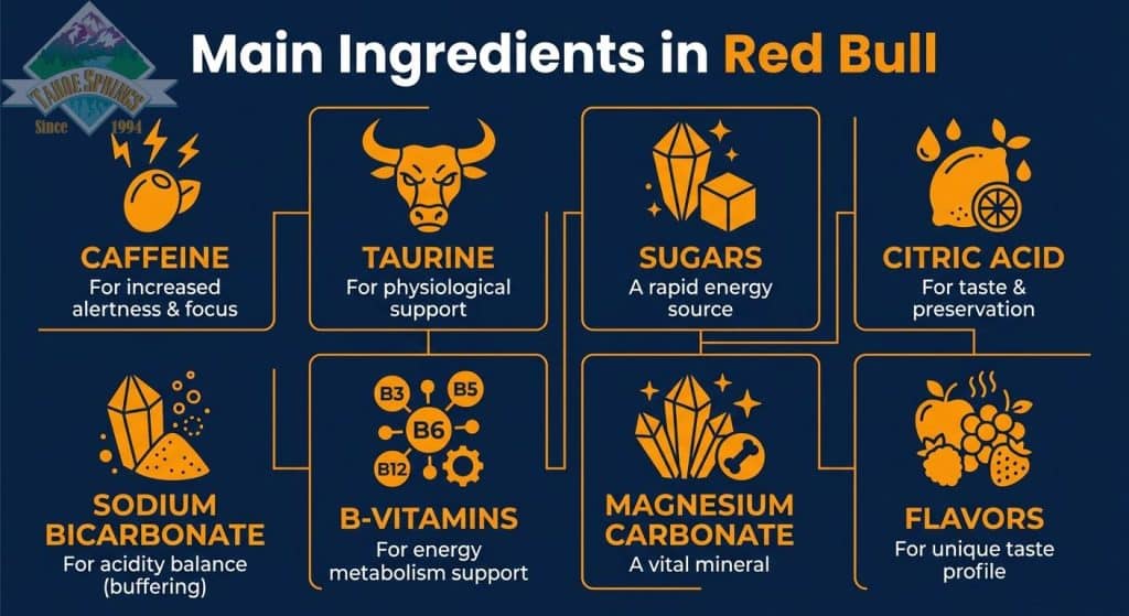 Main Ingredients in Red Bull