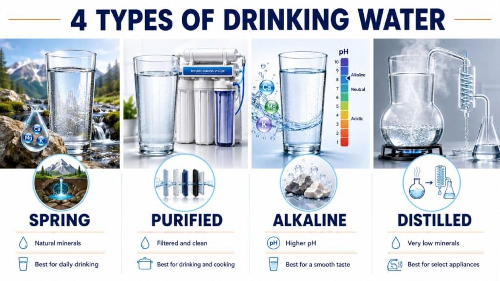 What Are the Different Types of Drinking Water?