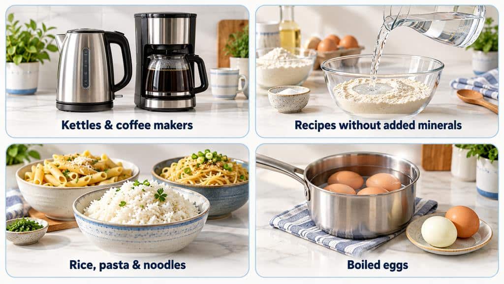 When To Use Distilled Water In Cooking